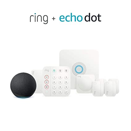 Ring Alarm 8-piece kit (2nd Gen) bundle with All-new Echo Dot(4th Gen)