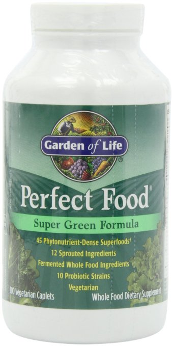 Garden of Life Perfect Food Green, 300 Caplets
