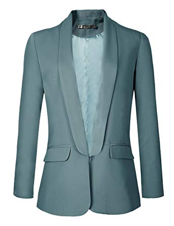 Urban CoCo Women's Office Blazer Jacket Open Front