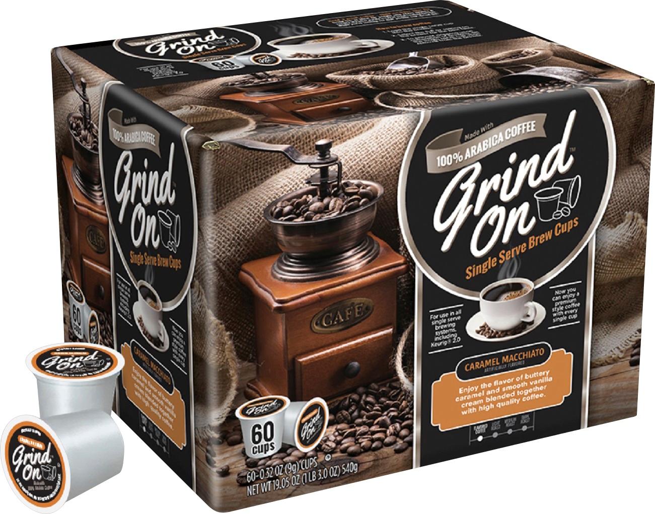 Grind On - Caramel Macchiato Coffee Pods (60-Pack)