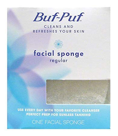 Buf-Puf Facial Sponge (Regular) 1 Unit (Pack of 2)