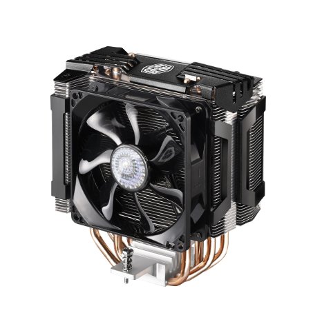 Cooler Master Hyper D92 - CPU Air Cooler with Dual 92mm Offset Push-Pull Fans and Accelerated Cooling System