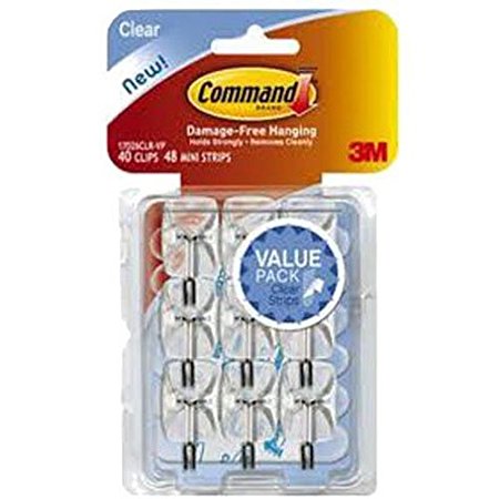 3M COMPANY 17067CLR-VP Clear Wire Hook (9 Pack)