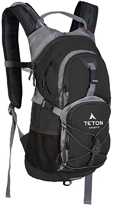 TETON Sports Oasis 1100 2 Liter Hydration Backpack; Black
