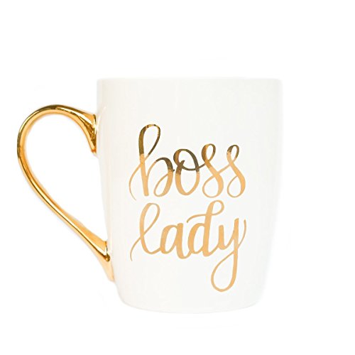 Boss Lady Gold Coffee Mug, Gold, Gift for Boss, Gift for Her, Girl Boss, Coffee Mugs, Boss Lady, Inspirational Coffee Mug, Coffee Mug, Gold