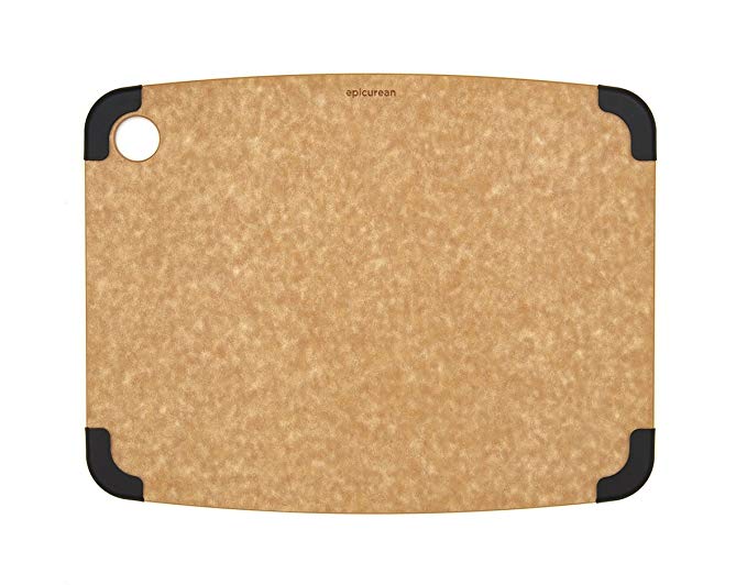 Epicurean Non-Slip Series Cutting Board, 14.5-Inch by 11.25-Inch, Natural/Slate