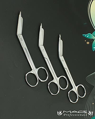 Lister Bandage Scissors Made of High Grade Surgical Stainless Steel Size 5.5"Macs-0364 (12)
