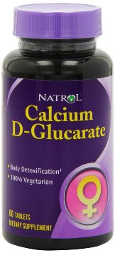 Natrol Calcium D-glucarate 500 mg Tablets 60-Count