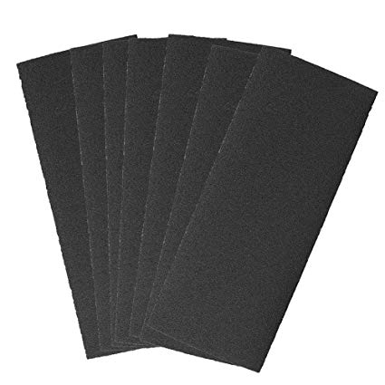 120 Grit Dry Wet Sandpaper Sheets by LotFancy, 9 x 3.6", Silicon Carbide, Pack of 45