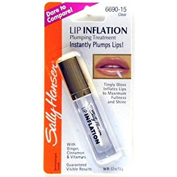 Sally Hansen Lip Inflation Tints, Clear Plumping Treatment, 6690-15