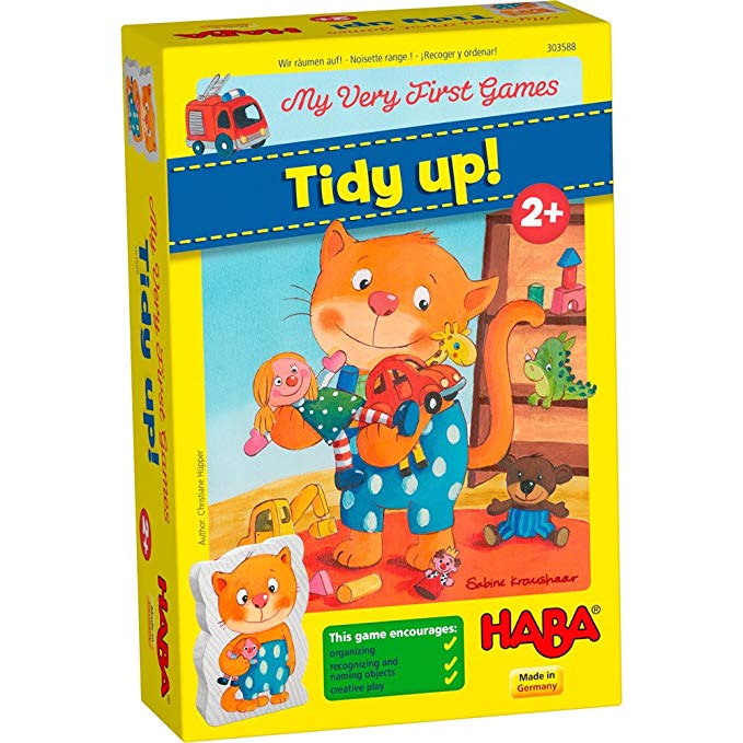 HABA My Very First Games Tidy Up! - A Cooperative Organizing Game for Ages 2  (Made in Germany)