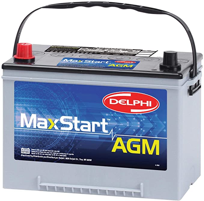 Delphi BU9034 MaxStart AGM Premium Automotive Battery, Group Size 34