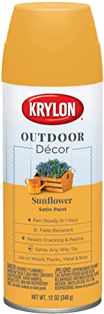 Krylon Outdoor Décor Spray Paint, Sunflower