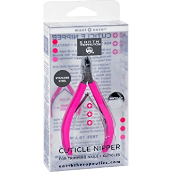 Earth Therapeutics Cuticle Nipper - Pink - 1 Count