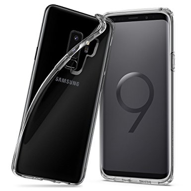 Spigen Liquid Crystal Galaxy S9 Plus Case with Light but Durable Flexible Clear TPU Protection for Samsung Galaxy S9 Plus (2018) - Crystal Clear