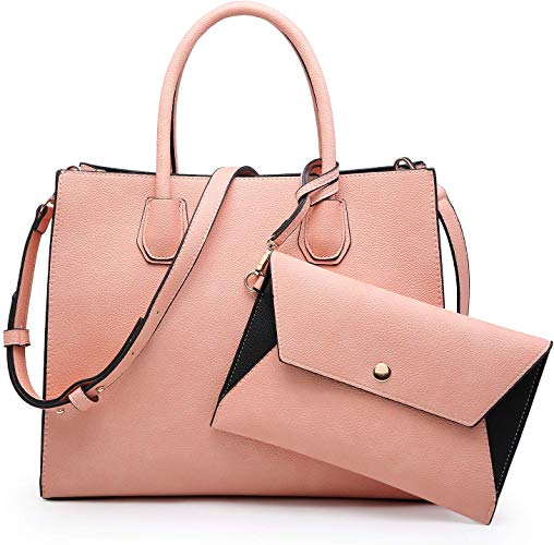 Dasein Purses and Handbags for Women Satchel Bags Top Handle Shoulder Bag Work Tote Bag With Matching Wallet