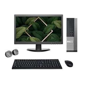 (Refurbished)Dell OptiPlex 19" HD All-in-One Desktop Computer Set (Intel i5 3rd Gen| 8 GB RAM| 256 GB SSD| 19" HD LED Monitor| Wireless KB & Mouse| Speakers| WiFi| Windows 10 Pro| MS Office)