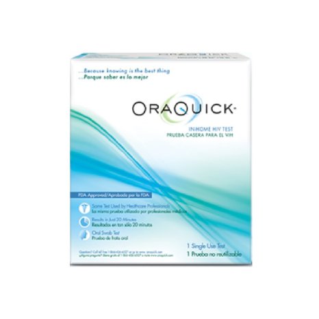 Oraquick Oral In Home Saliva Test For Hiv. (Completely Private) The 1St Test You Can Read Yourself. No Outside Facilities Involved.