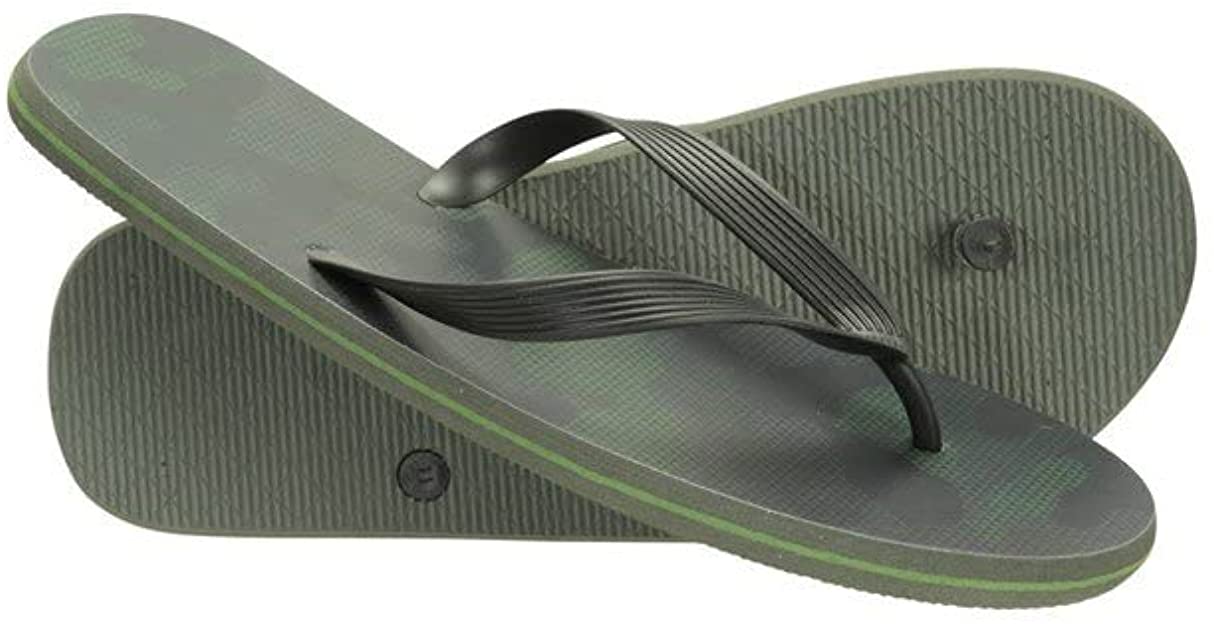 Mountain Warehouse Beach Walk Mens Flip Flops - Classic Design Footwear, Lightweight Sandals, Cosy Outsole, Slipon Summer Shoes -for Travelling, Walking, Beach, Poolside