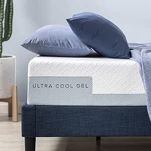 ZINUS Materasso 80x190 cm - 20 cm di Altezza - Materasso in memory foam con gel ultra rinfrescante - Certificato OEKO-TEX