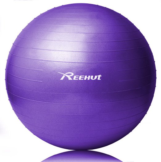 Reehut Exercise-ballsyoga balls Strengthen your bodykeep balance Pump included
