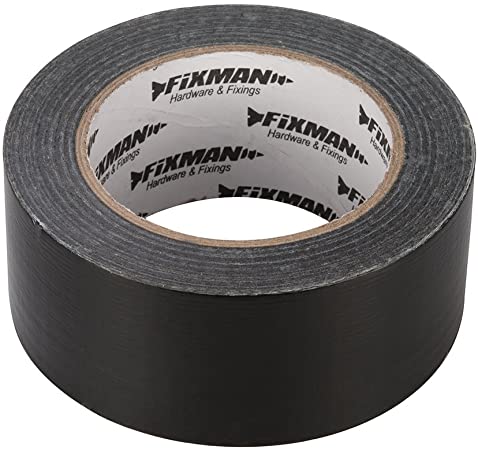 Fixman 188845 Heavy Duty Black Duct Tape 50mm x 50m