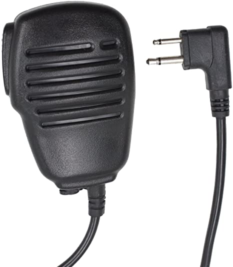 Tenq Rainproof 2-pin Shoulder Remote Speaker Mic Microphone PTT for Motorola Radio Pmr446 Pr400 Mag One Bpr40 A8 Ep450 Au1200 Etc