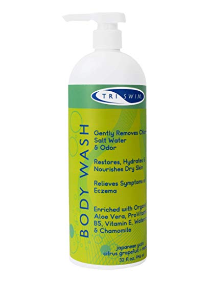 TRISWIM Chlorine Out Body Wash, 32 Ounce