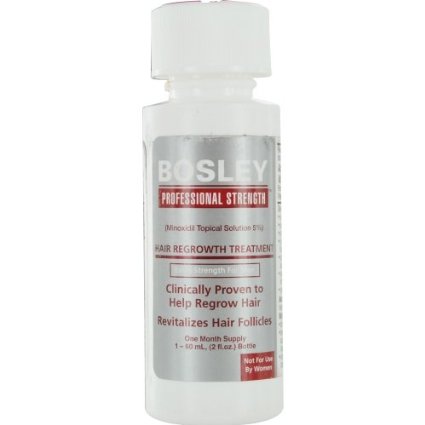 BOSLEY by HAIR REGROWTH TREATMENT, EXTRA STRENGTH FOR MEN- TWO MONTH SUPPLY 2- 2 OZ BOTTLES