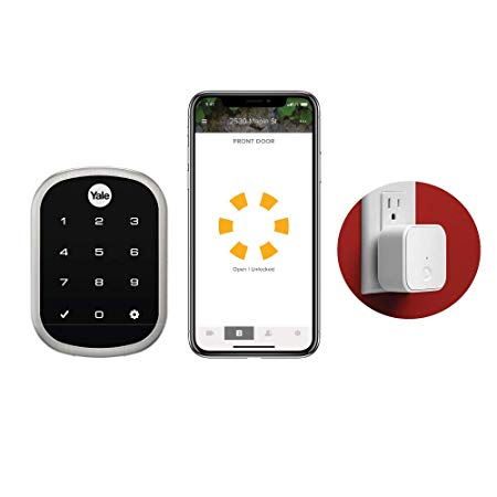 Yale Security YRD256-CBA-619 Yale Assure SL Connected by August Touchscreen Smart Lock, Satin Nickel