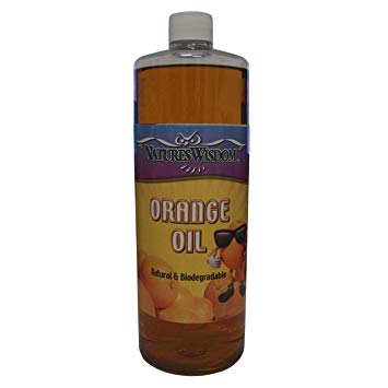Cold Pressed Orange Oil Concentrate by Nature's Wisdom (D-Limonene) 16 oz