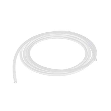 Sourcingmap® 2mm ID x 4mm OD Food Grade Flexible Hose Silicone Tubing Tube 2Meter