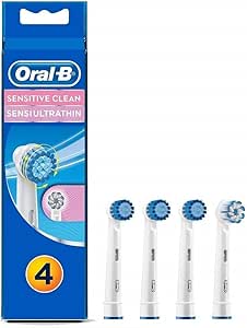 Oral-B Sensitive Clean Pack of 4 (3 Sensitive Clean Brushes   1 Sensi UltraThin Brush)