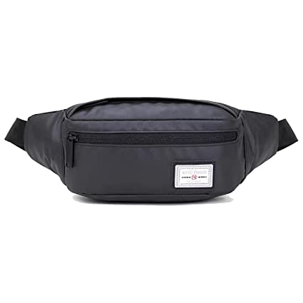 Arctic Hunter Chest Bag for Men Shoulder Bag Mens Sling Crossbody Bag Water-Resistant Sports Bum Mobile Bag Fanny Packs Belt Pouch for Travel Hiking Shopping Outdoor for Men and Women, Black