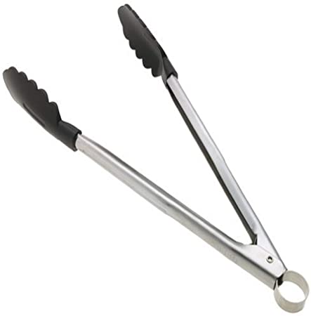 Cuisipro 9.5-Inch Non Stick Nylon Locking Tongs