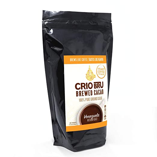 Crio Bru Venezuela Medium Roast Herbal Tea Coffee Alternative Substitute 99% Caffeine Free Keto Whole-30 Gluten Free Honest Low Calorie Energy Boost (24 oz) [1.5 lb]