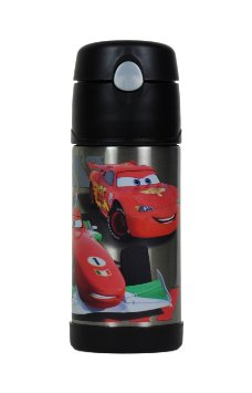 Thermos 12oz Disney Pixar Cars Funtainer Bottle with Silicone Pop-up Straw