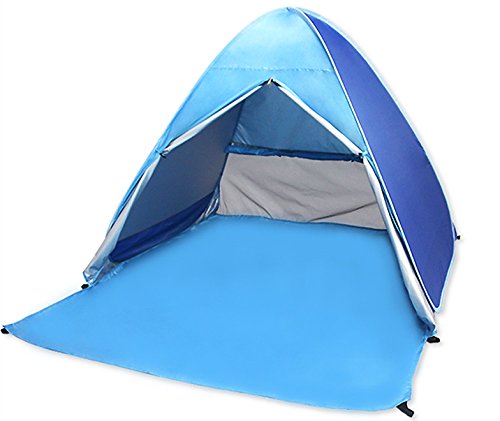 TrendPow Automatic Pop Up Beach Tent, Anti UV Portable Beach Shelter,Lightweight and Easy Setup Outdoors Sun Shelters for 2-3 Person Camping,Hiking