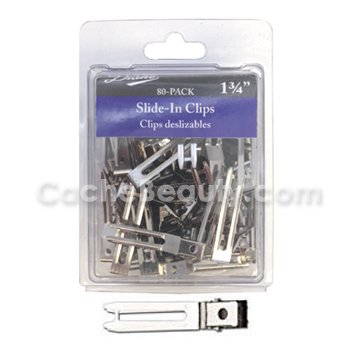 Diane Double Prong Slide-in-clips * 80 Clips * 1.75" Long