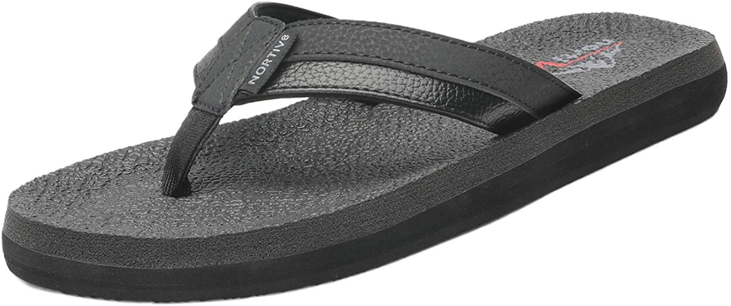 NORTIV 8 Men's Flip Flops Thong Sandals Comfortable Light Weight Beach Sandal