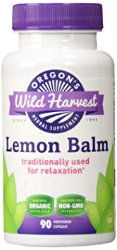 Oregon's Wild Harvest Lemon Balm - 90 caps (Pack of 3)