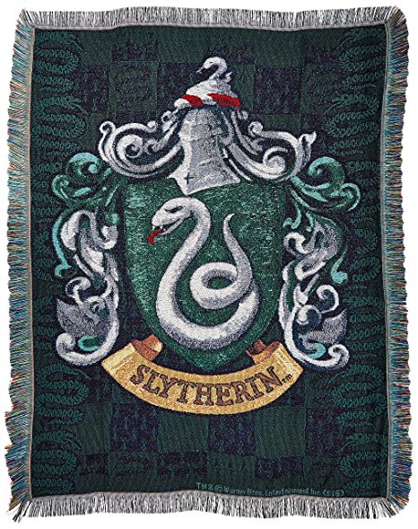 The Northwest Company Warner Bros Harry Potter Slithering's Crest Tapestry Throw, 48 by 60-Inch