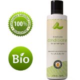 Natural Shea Butter Conditioner Fragrance Free with Pure African Shea Butter Silk Peptide and Pomegranate Blend - Repairs Broken Dry and Thinning Hair - Contains No Silicones Sulfates or Harmful Chemicals - Made in USA By Honeydew Products