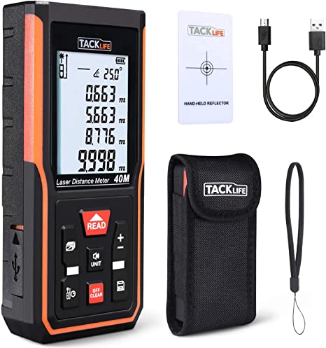 Tacklife S5-40 Laser Rangefinder Distance Meter Mess