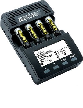 PowerEx MH-C9000 WizardOne Charger-Analyzer for 4 AA/AAA Batteries