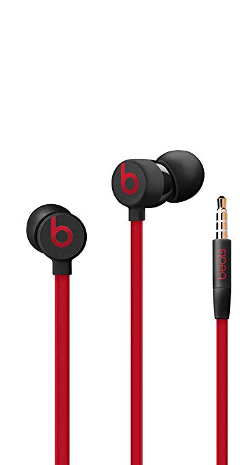 Beats urBeats3 Earphones with 3.5mm Plug - The Beats Decade Collection - Defiant Black-Red