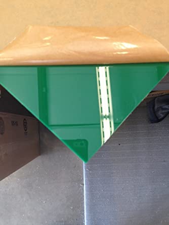 Translucent Green Acrylic Plexiglas Plastic Sheet 1/8" 12" X 12"