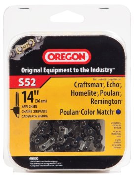 Oregon 14-Inch Chain Saw Chain Fits Craftsman, Echo, Homelite, Poulan, S52