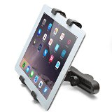 Aduro U-Grip Adjustable Universal Car Headrest Mount for Tablets Apple iPad Galaxy Tablet Retail Packaging Black