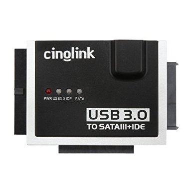 ULFCC Certified Power Supplier Cinolink USB 30 to SATA and IDE Hard Drive Adapter Universal 2535525 Drives with 4 Feet 12 Meters USB 30 Cable